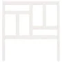Solid white pine wood bed headboard 95.5x4x100 cm by vidaXL, Headboards and footboards - Ref: Foro24-818951, Price: 26,04 €, ...