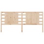 Cabecero de cama madera maciza de pino 206x4x100 cm de vidaXL, Cabeceros y pies de cama - Ref: Foro24-818790, Precio: 53,22 €...
