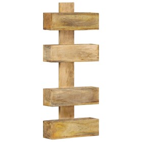 Revistero de pared madera maciza de mango 30x11x72 cm en Librerías y estanterías | Comprar online en Foru.es