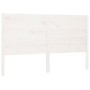 Cabecero madera maciza de pino blanco 146x4x100 cm de vidaXL, Cabeceros y pies de cama - Ref: Foro24-818721, Precio: 119,86 €...