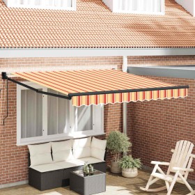 Toldo Retráctil Amarillo y Naranja 300 x 250 cm en Toldos | Comprar online en Foru.es