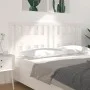 Cabecero madera maciza de pino blanco 166x4x100 cm de vidaXL, Cabeceros y pies de cama - Ref: Foro24-818681, Precio: 53,86 €,...