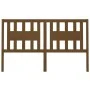 Solid honey brown pine wood headboard 156x4x100 cm by vidaXL, Headboards and footboards - Ref: Foro24-818678, Price: 35,54 €,...