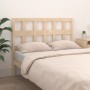 Cabecero de cama madera maciza de pino 185,5x4x100 cm de vidaXL, Cabeceros y pies de cama - Ref: Foro24-818935, Precio: 53,89...