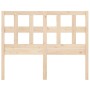Cabecero de cama madera maciza de pino 185,5x4x100 cm de vidaXL, Cabeceros y pies de cama - Ref: Foro24-818935, Precio: 53,89...