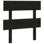 Cabecero de cama madera maciza de pino negro 78,5x3x81 cm de vidaXL, Cabeceros y pies de cama - Ref: Foro24-819049, Precio: 1...