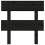 Cabecero de cama madera maciza de pino negro 78,5x3x81 cm de vidaXL, Cabeceros y pies de cama - Ref: Foro24-819049, Precio: 1...