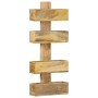 Revistero de pared madera maciza de mango 30x11x72 cm en Librerías y estanterías | Comprar online en Foru.es