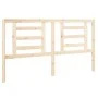 Solid pine wood bed headboard 166x4x100 cm by vidaXL, Headboards and footboards - Ref: Foro24-818830, Price: 43,02 €, Discoun...