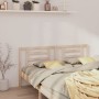 Cabecero de cama madera maciza de pino 166x4x100 cm de vidaXL, Cabeceros y pies de cama - Ref: Foro24-818830, Precio: 43,55 €...