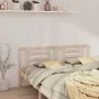 Solid pine wood bed headboard 166x4x100 cm by vidaXL, Headboards and footboards - Ref: Foro24-818830, Price: 43,02 €, Discoun...