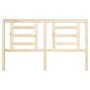Solid pine wood bed headboard 166x4x100 cm by vidaXL, Headboards and footboards - Ref: Foro24-818830, Price: 43,02 €, Discoun...