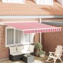 Toldo Retráctil Rojo y 300 x 250 cm Tela y acero en Toldos | Comprar online en Foru.es