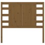 Cabecero madera maciza de pino marrón miel 96x4x100 cm de vidaXL, Cabeceros y pies de cama - Ref: Foro24-818753, Precio: 43,0...