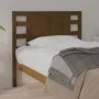 Cabecero madera maciza de pino marrón miel 96x4x100 cm de vidaXL, Cabeceros y pies de cama - Ref: Foro24-818753, Precio: 42,5...