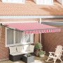Toldo Retráctil Rojo y 300 x 250 cm Poliéster y Aluminio en Toldos | Comprar online en Foru.es