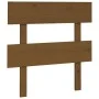 Bettkopfteil aus massivem Kiefernholz in Honigbraun, 93,5 x 3 x 81 cm von vidaXL, Kopf- und Fußteile - Ref: Foro24-819053, Pr...
