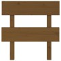 Cabecero de cama madera maciza de pino marrón miel 93,5x3x81 cm de vidaXL, Cabeceros y pies de cama - Ref: Foro24-819053, Pre...
