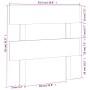 Cabecero de cama madera maciza de pino marrón miel 93,5x3x81 cm de vidaXL, Cabeceros y pies de cama - Ref: Foro24-819053, Pre...