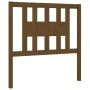 Cabecero madera maciza de pino marrón miel 106x4x100 cm de vidaXL, Cabeceros y pies de cama - Ref: Foro24-818658, Precio: 24,...