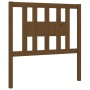 Cabecero madera maciza de pino marrón miel 106x4x100 cm de vidaXL, Cabeceros y pies de cama - Ref: Foro24-818658, Precio: 24,...