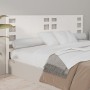 Cabecero madera maciza de pino blanco 126x4x100 cm de vidaXL, Cabeceros y pies de cama - Ref: Foro24-818761, Precio: 35,55 €,...