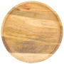 Mesa auxiliar redonda madera maciza de mango 43x43x66 cm en Mesas auxiliares | Comprar online en Foru.es