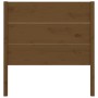 Cabecero madera maciza de pino marrón miel 81x4x100 cm de vidaXL, Cabeceros y pies de cama - Ref: Foro24-818698, Precio: 51,4...