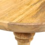 Mesa auxiliar redonda madera maciza de mango 43x43x66 cm en Mesas auxiliares | Comprar online en Foru.es