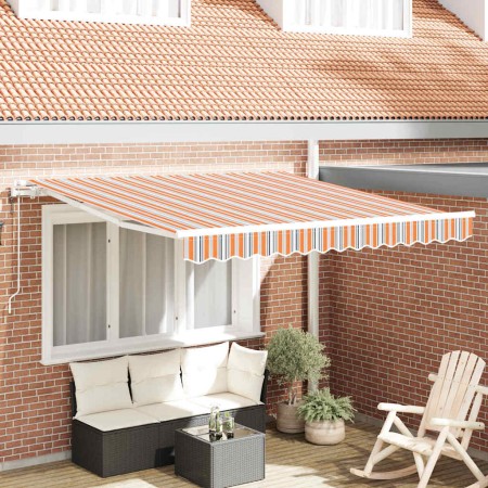 Toldo Retráctil Multicolor 300 x 250 cm Tela y acero en Toldos | Comprar online en Foru.es