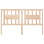 Cabecero madera maciza de pino 206x4x100 cm de vidaXL, Cabeceros y pies de cama - Ref: Foro24-818690, Precio: 48,68 €, Descue...