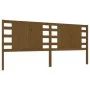 Kopfteil aus massivem honigbraunem Kiefernholz, 206 x 4 x 100 cm von vidaXL, Kopf- und Fußteile - Ref: Foro24-818793, Preis: ...