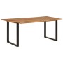 Mesa de comedor de madera maciza de acacia 180x90x76 cm en Mesas de comedor | Comprar online en Foru.es