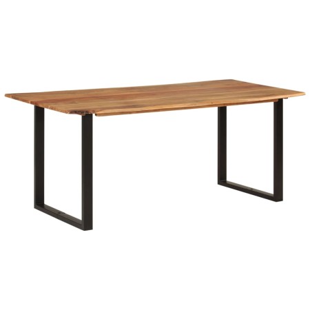 Mesa de comedor de madera maciza de acacia 180x90x76 cm en Mesas de comedor | Comprar online en Foru.es