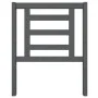 Solid gray pine wood bed headboard 81x4x100 cm by vidaXL, Headboards and footboards - Ref: Foro24-818797, Price: 30,79 €, Dis...