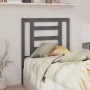 Solid gray pine wood bed headboard 81x4x100 cm by vidaXL, Headboards and footboards - Ref: Foro24-818797, Price: 30,79 €, Dis...
