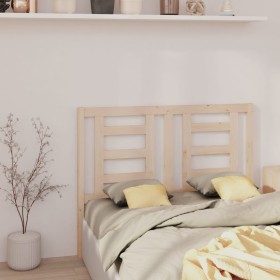 Cabecero de cama madera maciza de pino 156x4x100 cm de vidaXL, Cabeceros y pies de cama - Ref: Foro24-818825, Precio: 48,65 €...