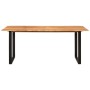 Mesa de comedor de madera maciza de acacia 180x90x76 cm en Mesas de comedor | Comprar online en Foru.es