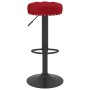 Taburetes de cocina 2 unidades terciopelo rojo tinto en Taburetes de cocina | Comprar online en Foru.es