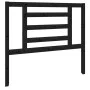 Solid black pine wood bed headboard 106x4x100 cm by vidaXL, Headboards and footboards - Ref: Foro24-818809, Price: 23,23 €, D...