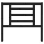 Solid black pine wood bed headboard 106x4x100 cm by vidaXL, Headboards and footboards - Ref: Foro24-818809, Price: 23,23 €, D...