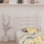 Cabecero de cama madera maciza de pino blanco 96x4x100 cm de vidaXL, Cabeceros y pies de cama - Ref: Foro24-818801, Precio: 3...