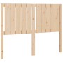 Cabecero de cama madera maciza de pino 125,5x4x100 cm de vidaXL, Cabeceros y pies de cama - Ref: Foro24-818860, Precio: 42,19...