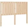Solid pine wood bed headboard 125.5x4x100 cm by vidaXL, Headboards and footboards - Ref: Foro24-818860, Price: 41,71 €, Disco...