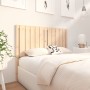 Cabecero de cama madera maciza de pino 125,5x4x100 cm de vidaXL, Cabeceros y pies de cama - Ref: Foro24-818860, Precio: 42,19...