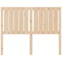 Cabecero de cama madera maciza de pino 125,5x4x100 cm de vidaXL, Cabeceros y pies de cama - Ref: Foro24-818860, Precio: 42,19...