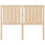 Solid pine wood bed headboard 125.5x4x100 cm by vidaXL, Headboards and footboards - Ref: Foro24-818860, Price: 41,71 €, Disco...