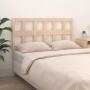 Cabecero de cama madera maciza de pino 205,5x4x100 cm de vidaXL, Cabeceros y pies de cama - Ref: Foro24-818940, Precio: 42,01...