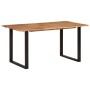 Mesa de comedor de madera maciza de acacia 154x80x76 cm en Mesas de comedor | Comprar online en Foru.es