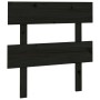 Cabecero de cama madera maciza de pino negro 93,5x3x81 cm de vidaXL, Cabeceros y pies de cama - Ref: Foro24-819054, Precio: 2...